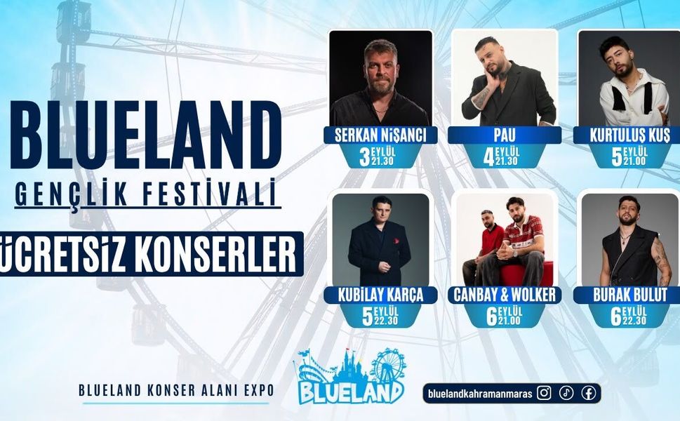 Blueland ücretsiz konser düzenliyor