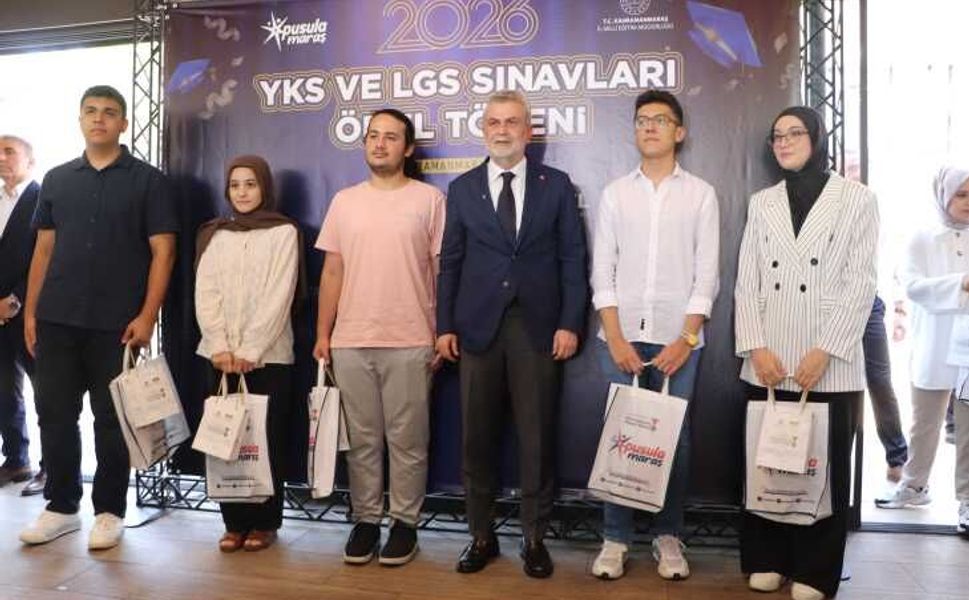 Kahramanmaraş'ta Türkiye Derecesi Yapan Öğrenciler Onurlandırıldı