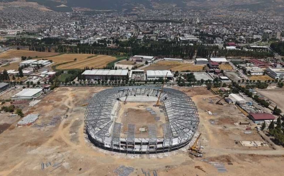 Şehrin Yeni Spor Üssünde Adım Adım Sona Doğru