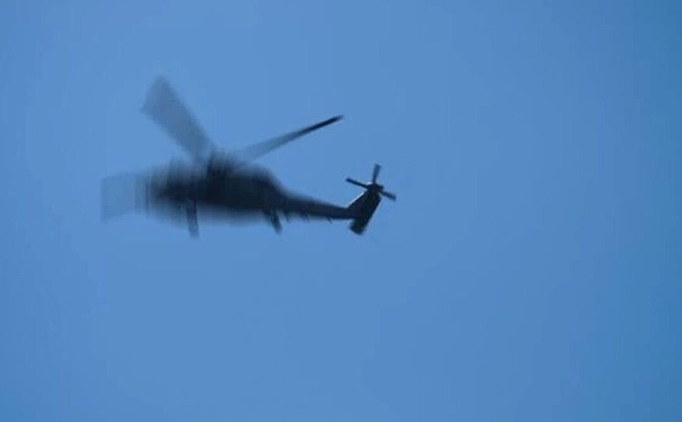 Elektrik dağıtım şirketine ait helikopter düştü