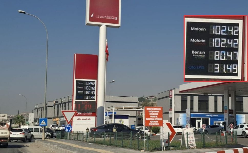 Kahramanmaraş’ta Motorin 100 TL’yi Aştı