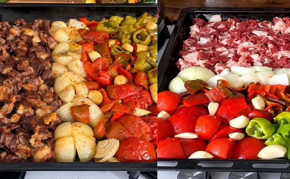 Kuzu Eti ve Sebzelerin Fırındaki Buluşması