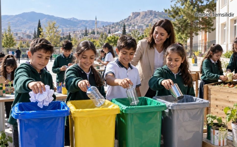 Kahramanmaraş’taki Okullarda Sıfır Atık Projesi Başlıyor