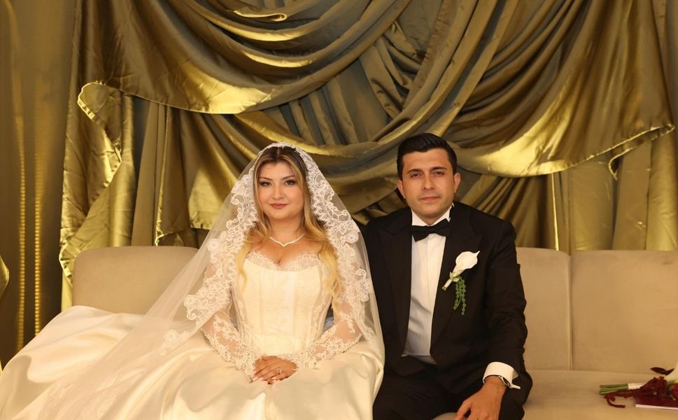 Kahramanmaraş ve Sinop’u buluşturan düğünde, Mustafa ve Şevval Aslı mutluluğa “evet” dedi