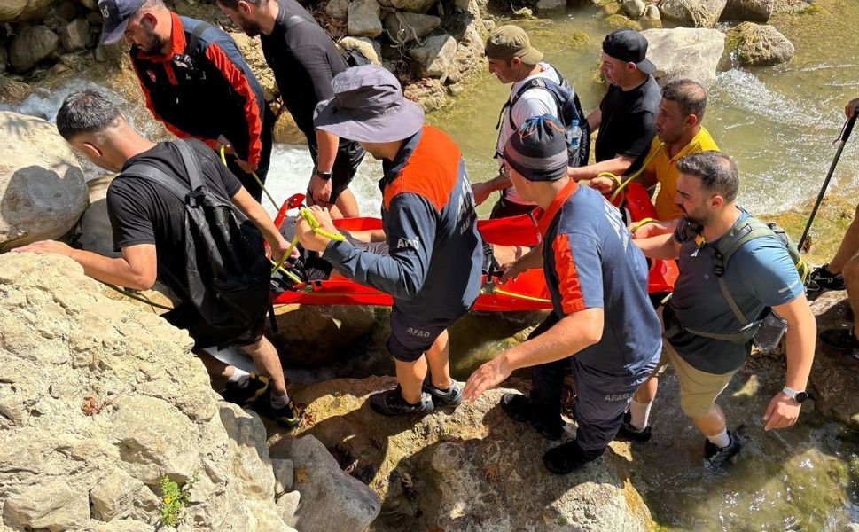 Kahramanmaraş’ta Kanyonda Kurtarma Operasyonu