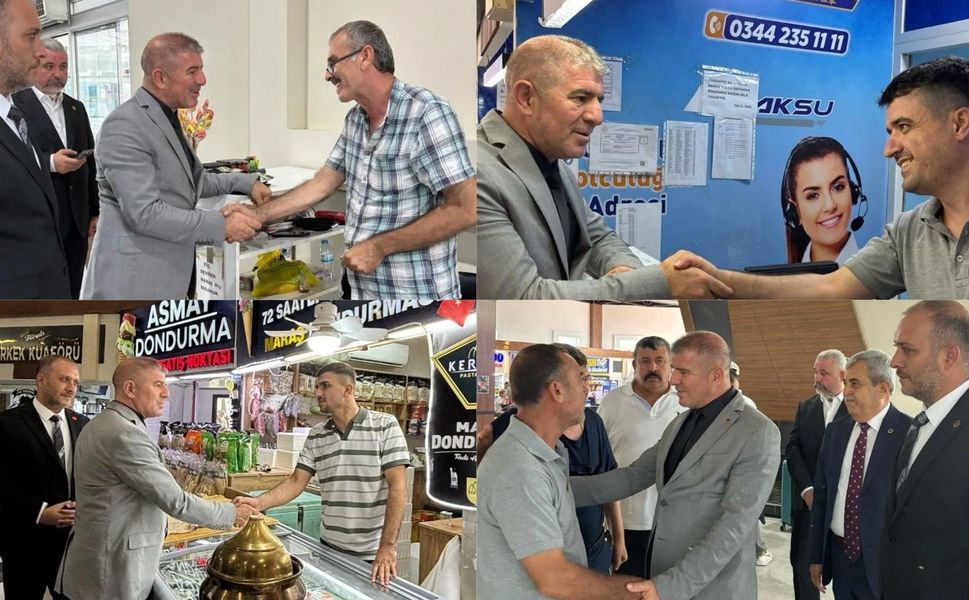 Koray Korkmaz otogar esnafını ziyaret etti