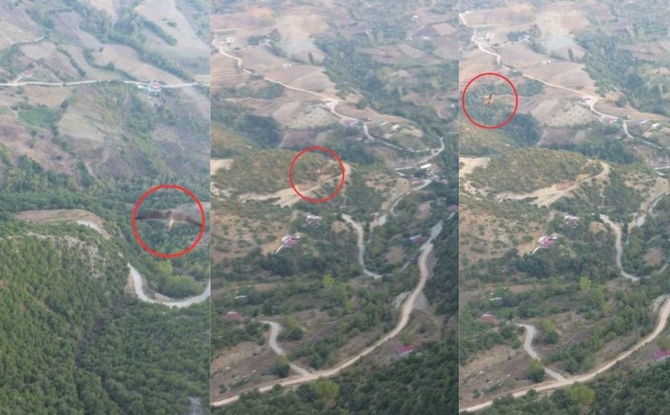 Kahramanmaraş’ta Drone Uçuşunda Beklenmedik Misafir