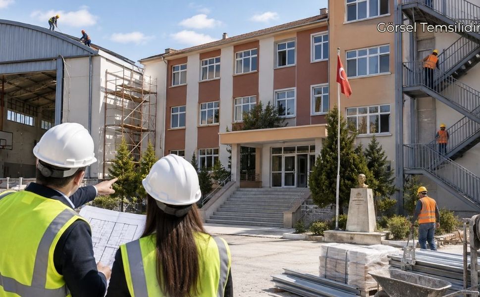 Elbistan’daki Yatılı Bölge Ortaokulu Yenileniyor