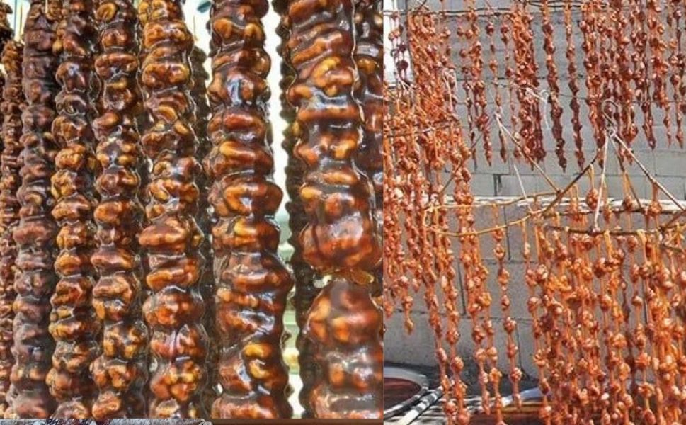 Kahramanmaraş’ın Kışlık Lezzeti Cevizli Sucuk Tezgahlara Hazırlanıyor