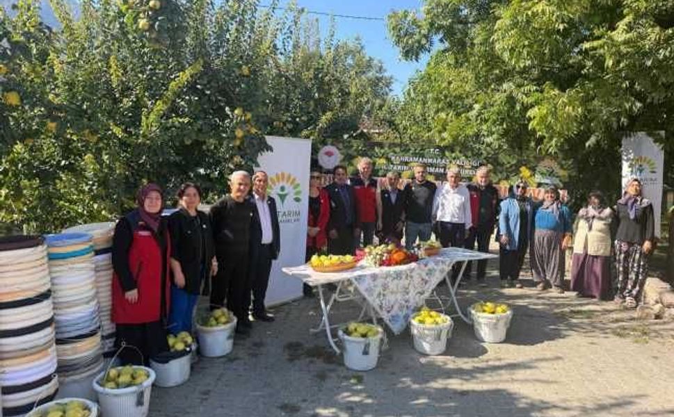 Onikişubat’ta Ayva Üreticilerine 260 Sepet ve Çengel