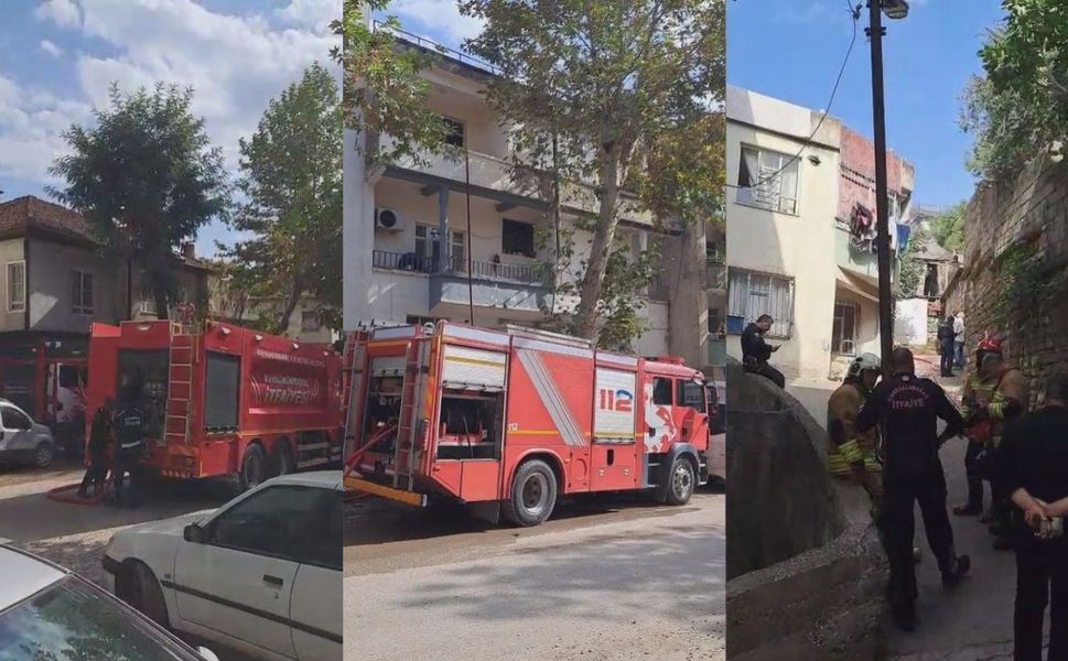 Kahramanmaraş’ta müstakil evde çıkan yangın söndürüldü