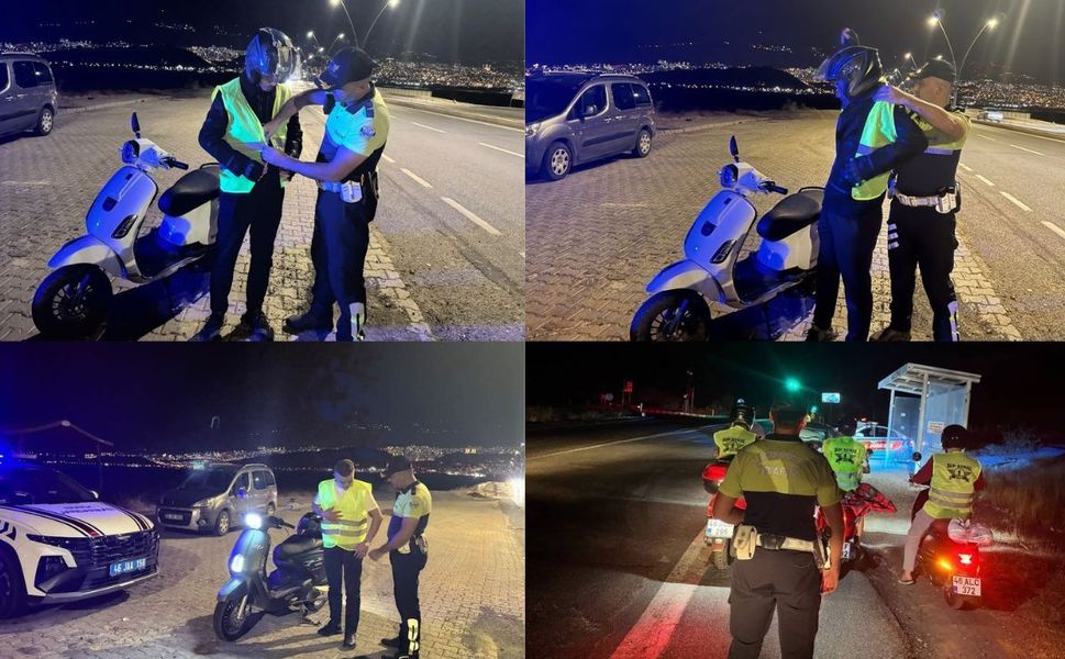 Jandarmadan motosiklet sürücülerine gece görünürlüğü uyarısı