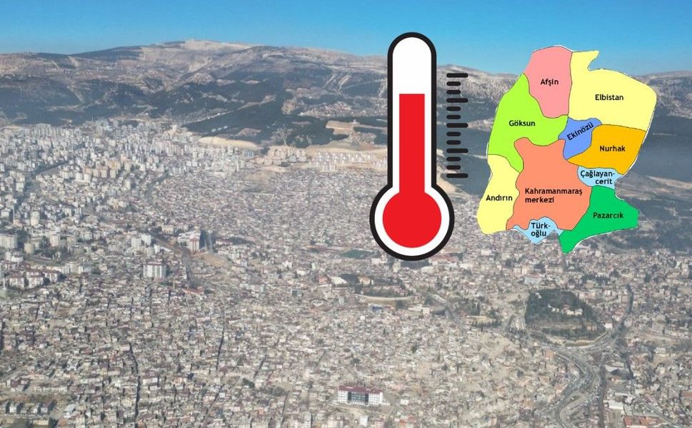 Kahramanmaraş’ta ekim ayının en sıcak ilçesi