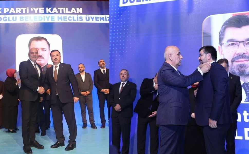 Dulkadiroğlu’nda Fatih Yıldız ve Latif Öztürk’te AK Parti’ye katıldı