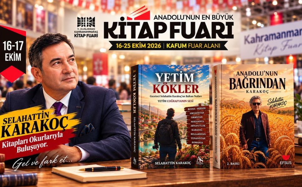 Karakoç’un Kitapları Memleketi Kahramanmaraş’ta Okurlarıyla Buluşuyor!