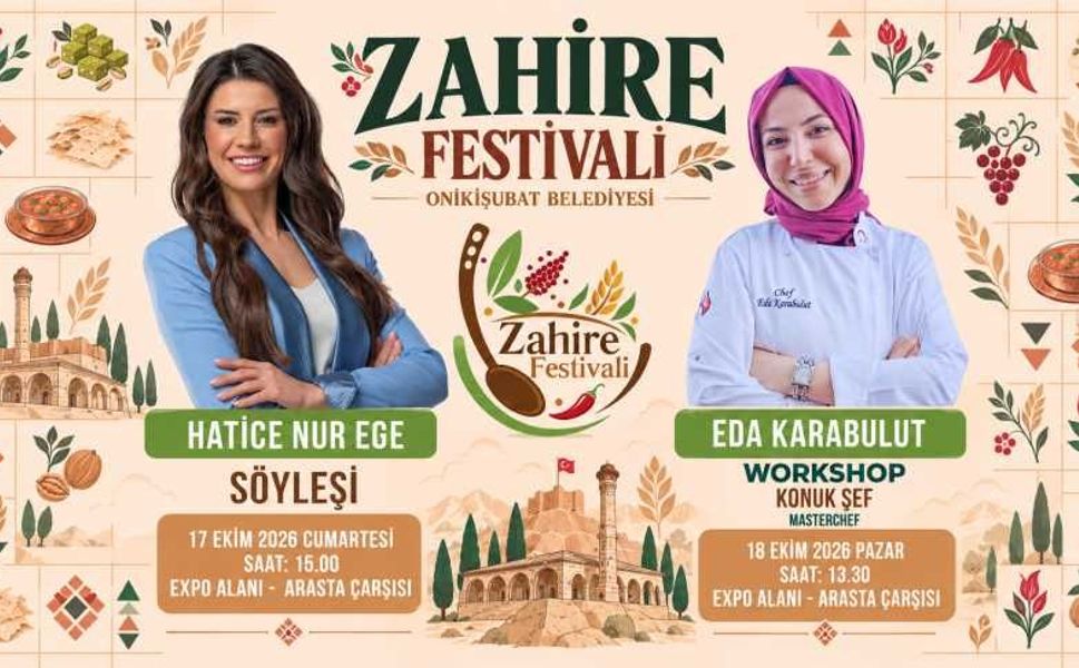 MasterChef Eda Karabulut ve Hatice Nur Ege Kahramanmaraş’a Geliyor