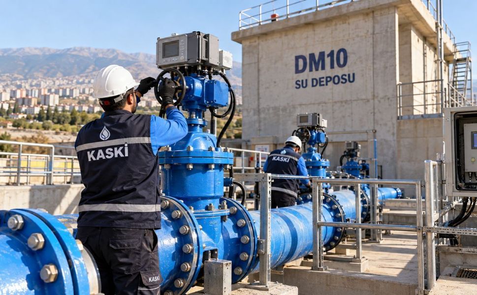 KASKİ’den Kahramanmaraş’ta Uzaktan Kumandalı Vana Hamlesi