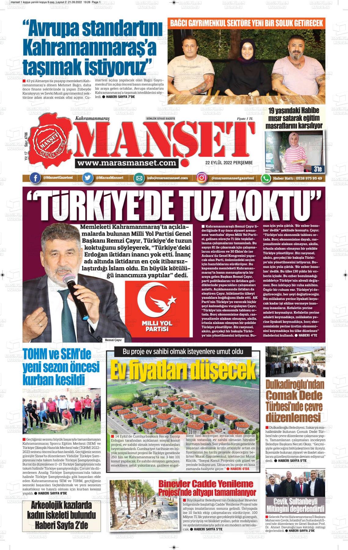 maras-manset-gazetesi-22-eylul-2022-gazete-manseti