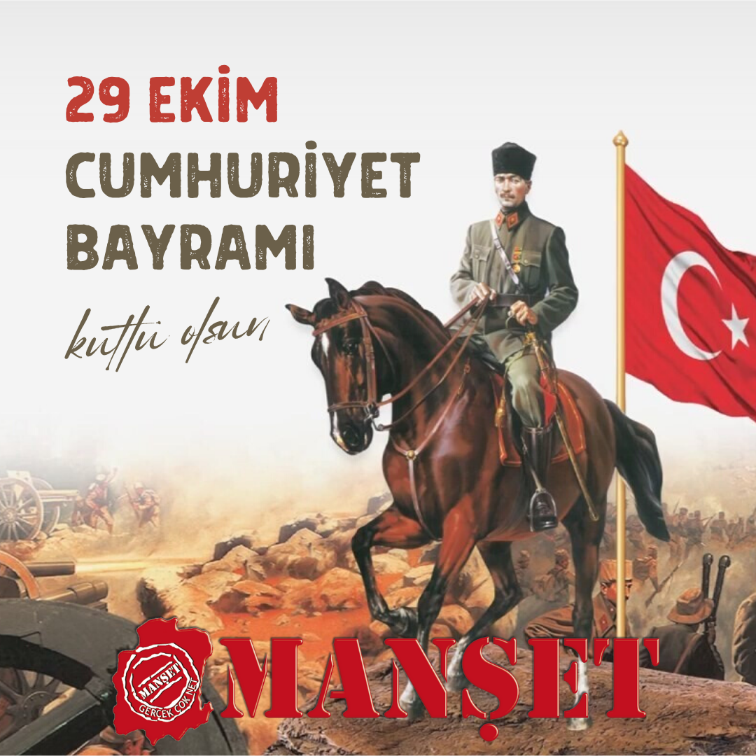 Kahverengi Kırmızı Canlı 29 Ekim Cumhuriyet Bayramı Instagram Gönderisi