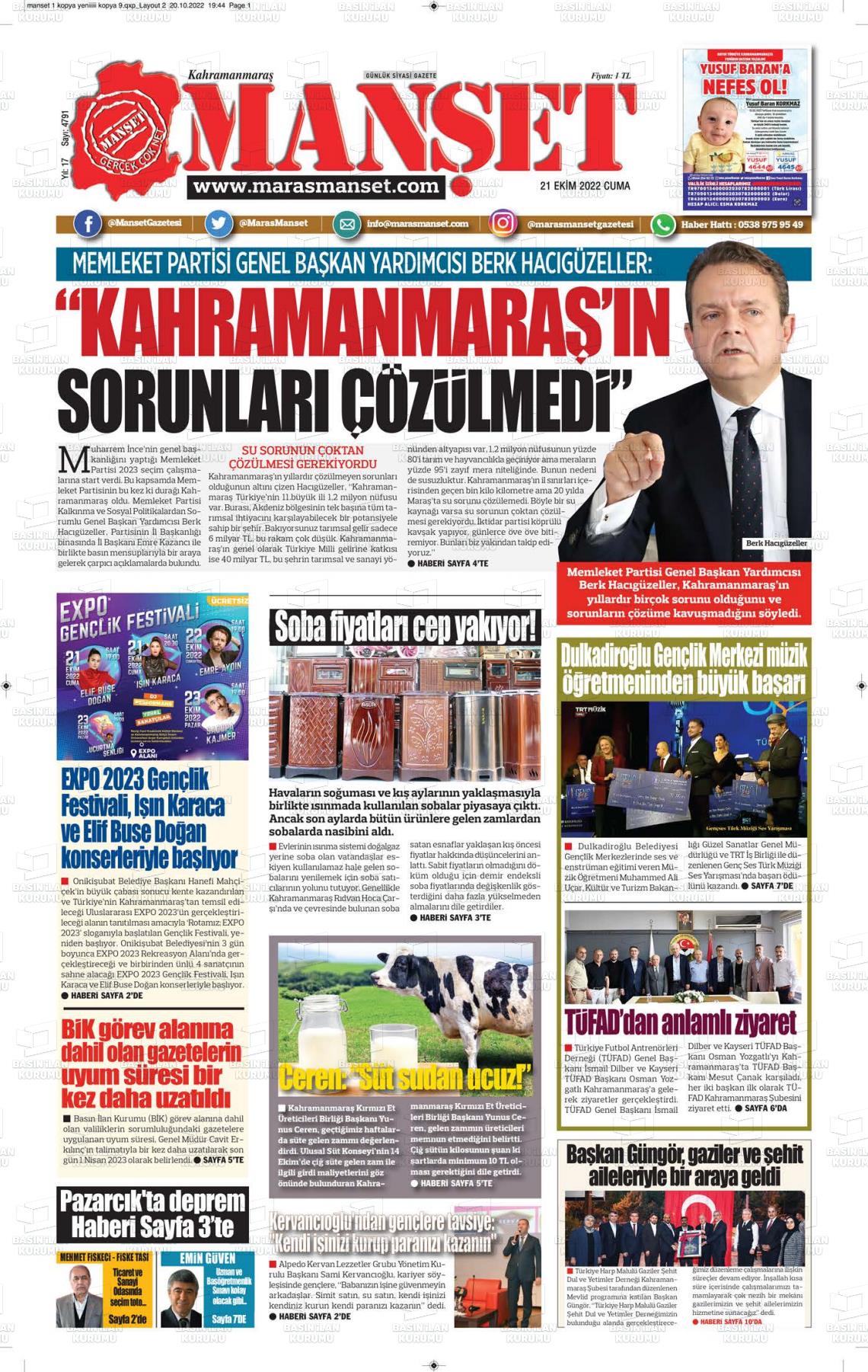 maras-manset-gazetesi-21-ekim-2022-gazete-manseti