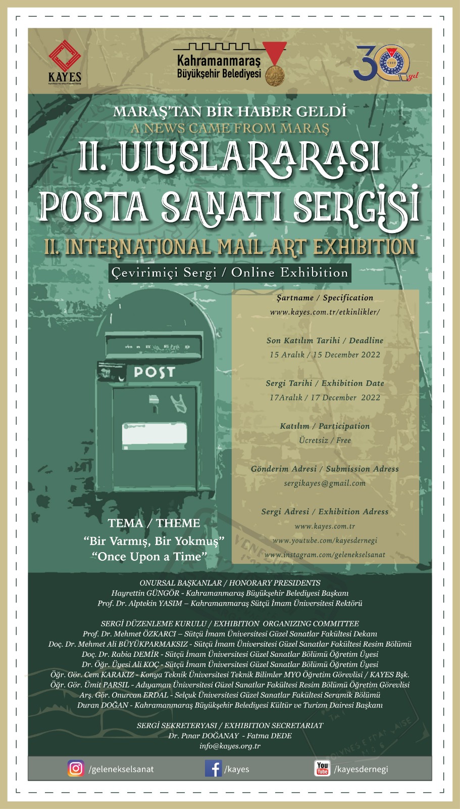 2. Uluslararası Çevrimiçi Posta Sanatı Sergisi