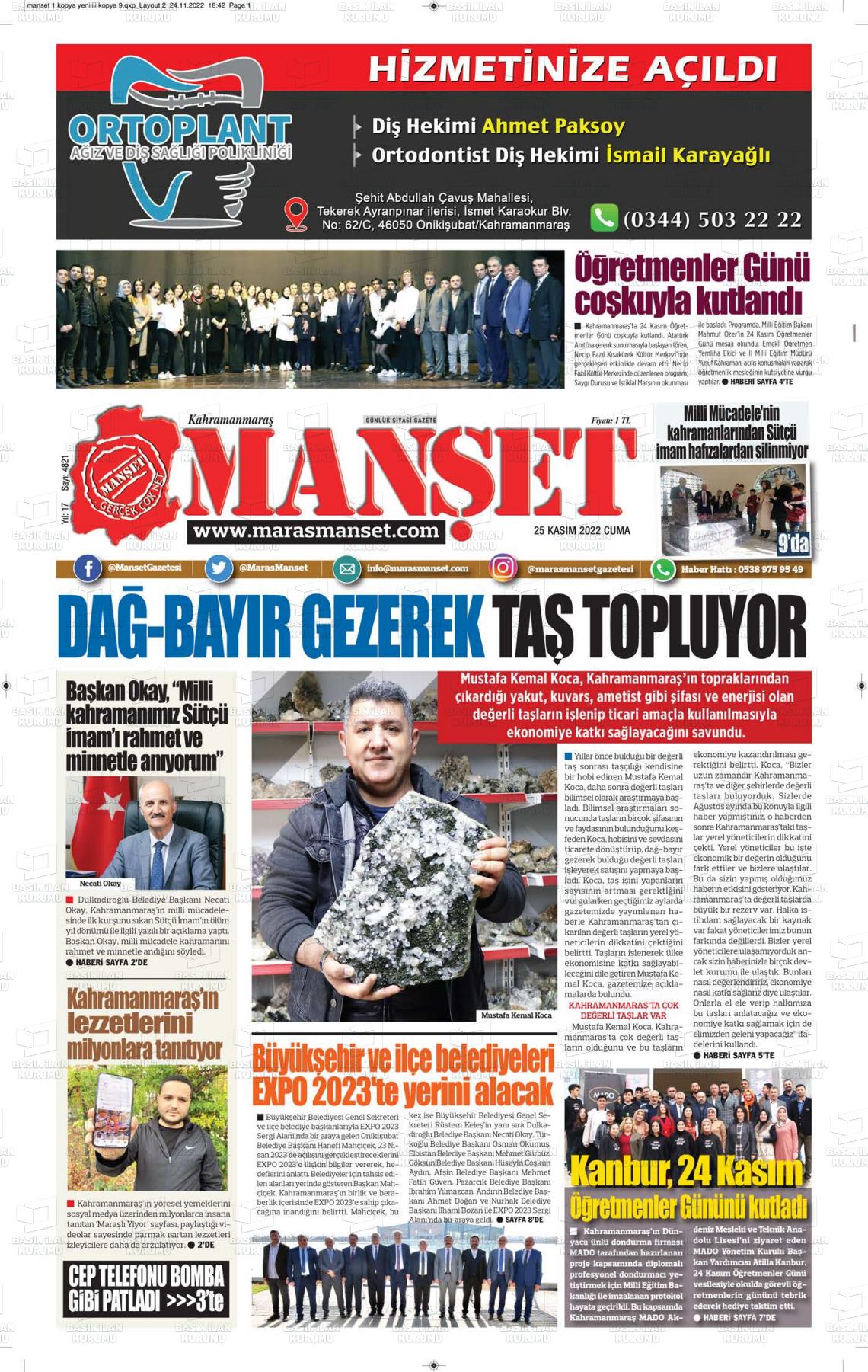 maras-manset-gazetesi-25-kasim-2022-gazete-manseti