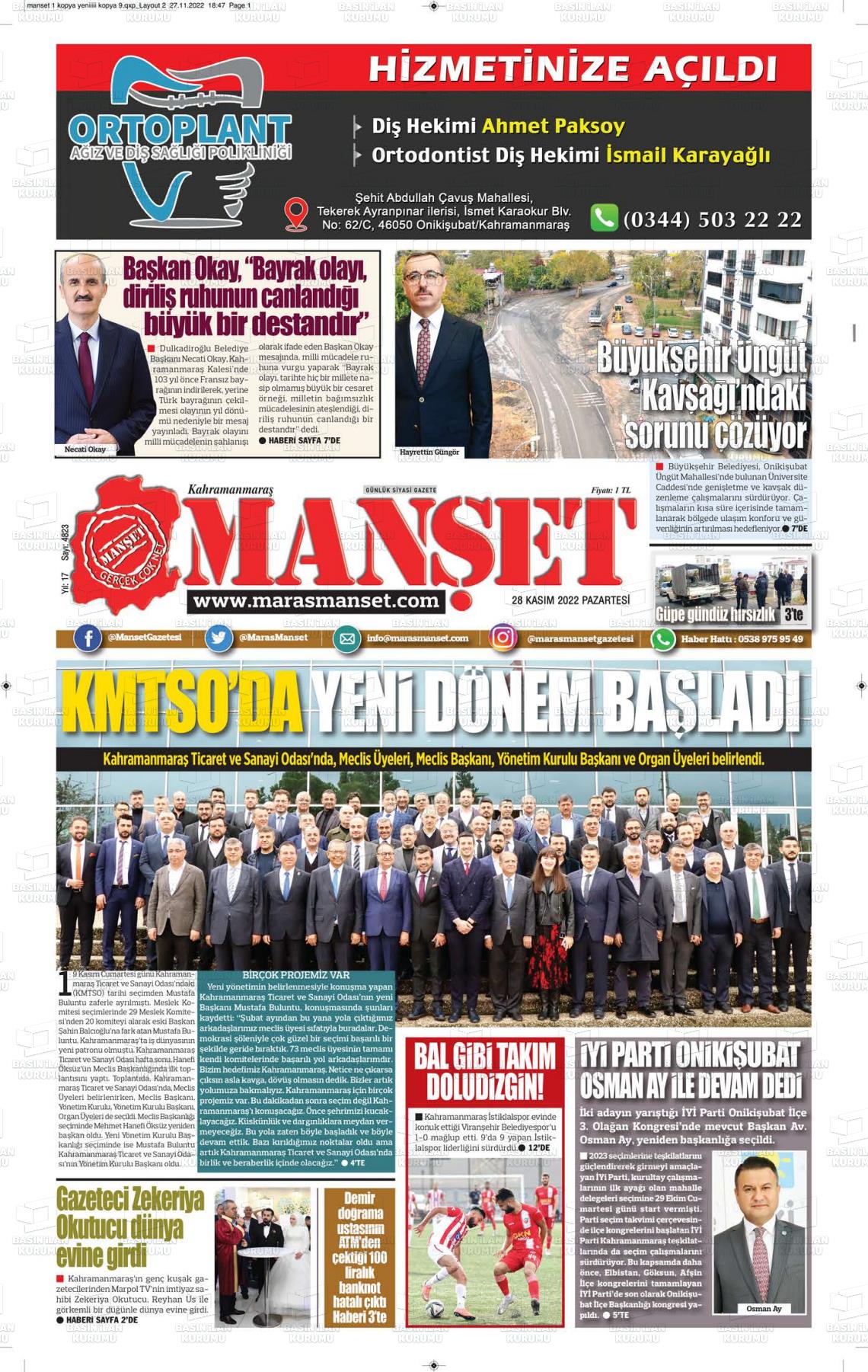 maras-manset-gazetesi-28-kasim-2022-gazete-manseti