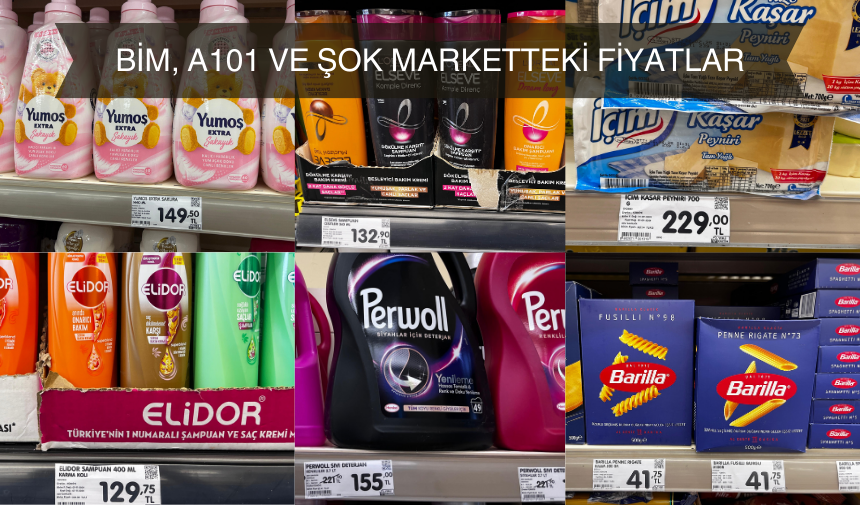 Bi̇m, A101 Ve Şok Marketteki̇ Fi̇yatlar