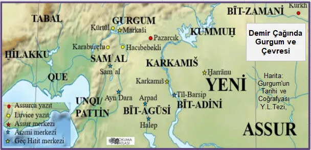 Demir Caginda Gurgum Ve Cevresi