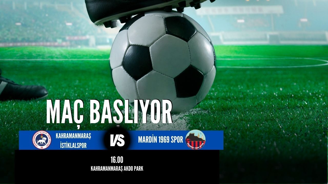 Kahramanmaraş İstiklalspor – Mardin 1969 Spor Maçı Canlı İzle