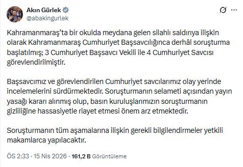 K A H R A M A N M A R A S T A O K U L D A S I L A H L I S A L D I R I 1262074 375580