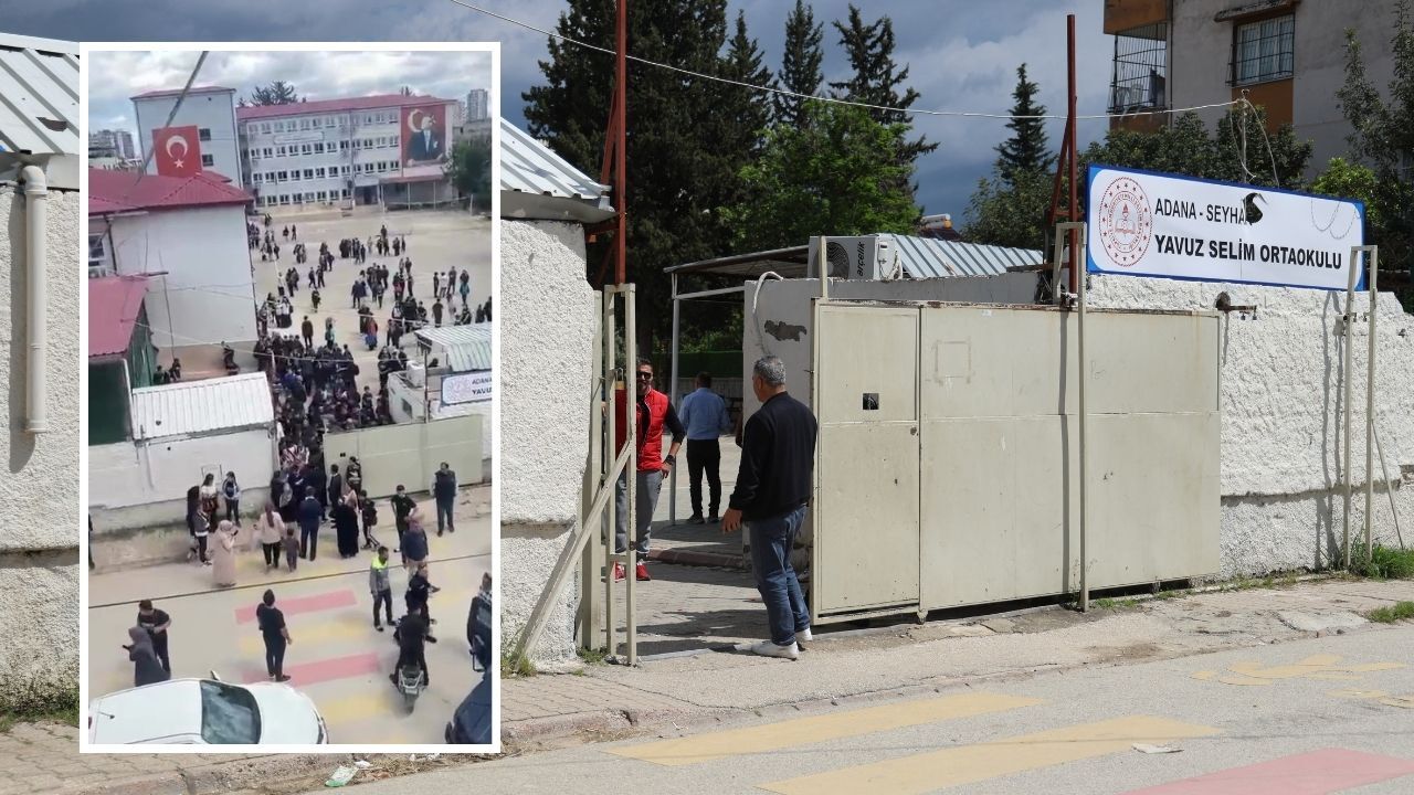 Adanada okul çevresindeki silah sesleri paniğe neden oldu