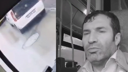 Otobüs Şoförü Uykuya Daldı, Lise Öğrencisi İki Araç Arasında Sıkıştı!