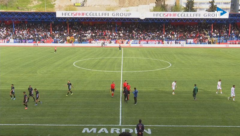 Mardin 1969 Spor – İstiklalspor maçının normal süresi 0-0 tamamlandı