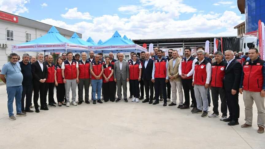 Kahramanmaraş’ta Çiftçinin Beklediği Destek Geldi