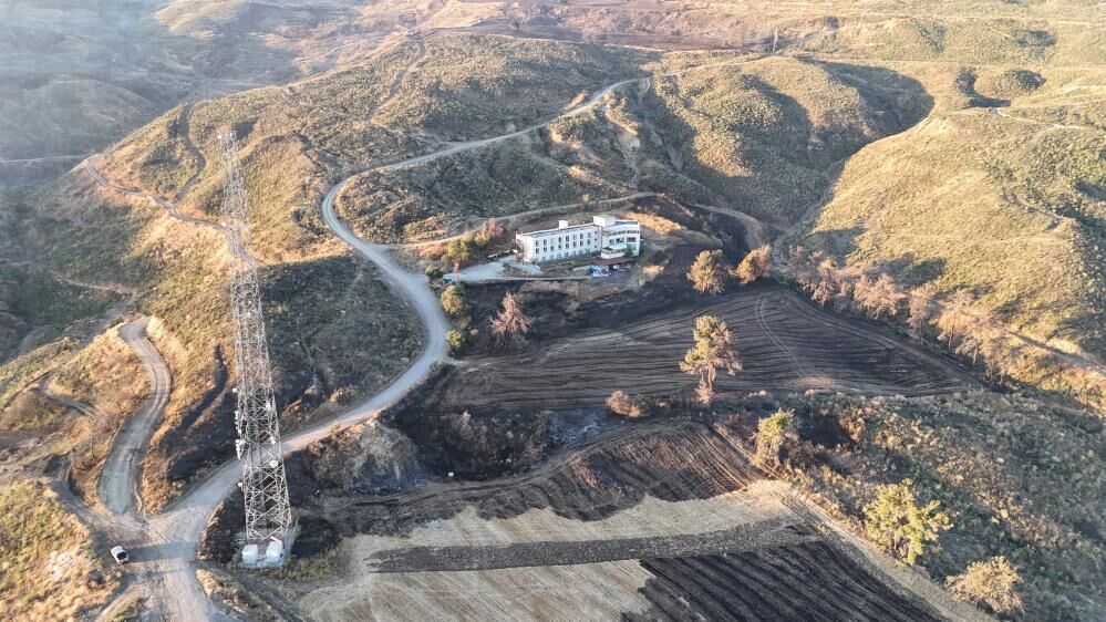 Çanakkale’deki Yangında Yanan Alanlar Dron Ile Görüntülendi (1)