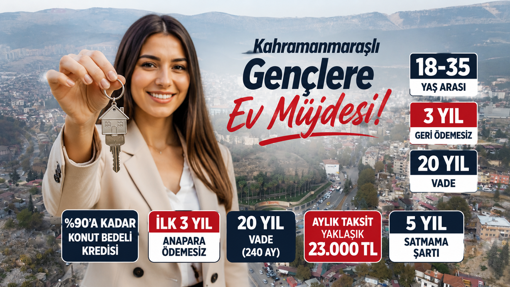 Ev Hayali Kuran Kahramanmaraşlı Gençlere Devlet Desteği Geliyor