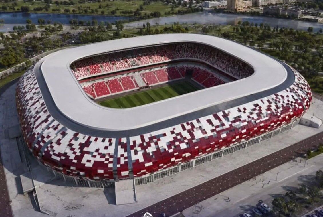 Kahramanmaraşlı iş insanı Kazakistan’ın en büyük stadyumunu inşa ediyor
