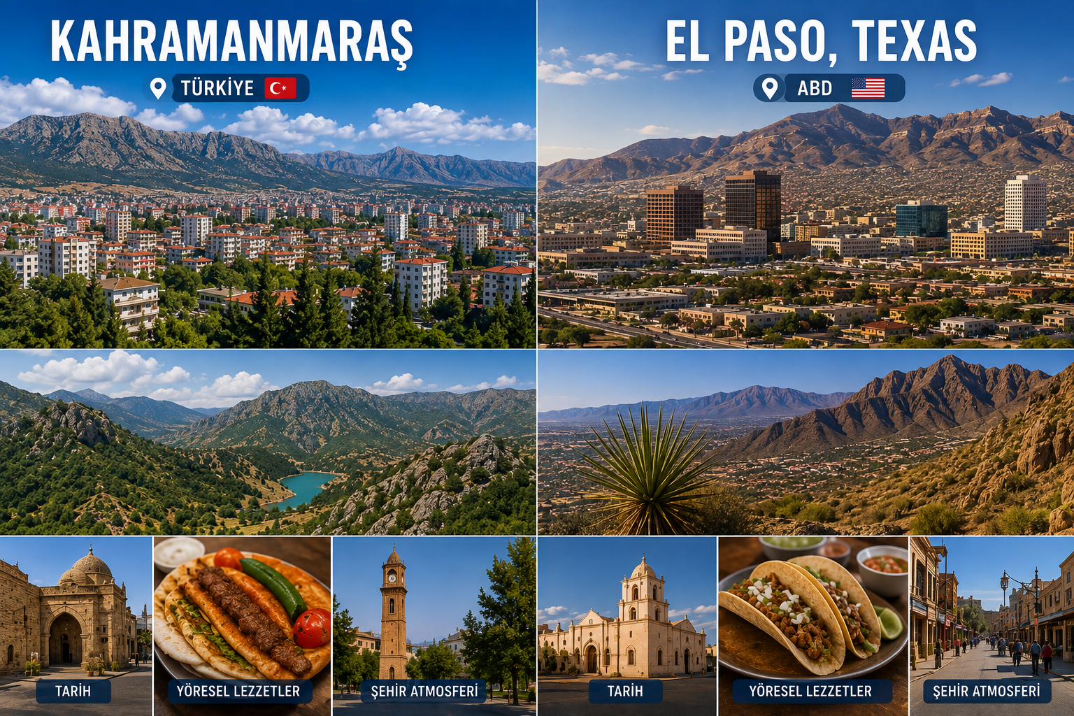 Kahramanmaraş Ve El Paso Karşılaştırması
