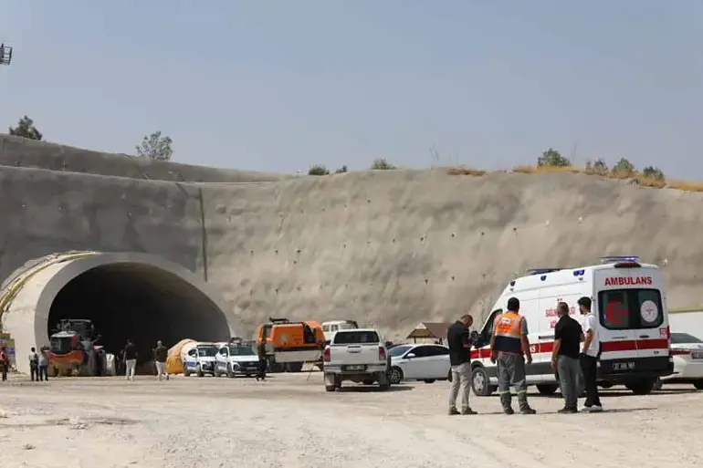 Tünel inşaatında iş kazası; 1 ölü, 3 yaralı