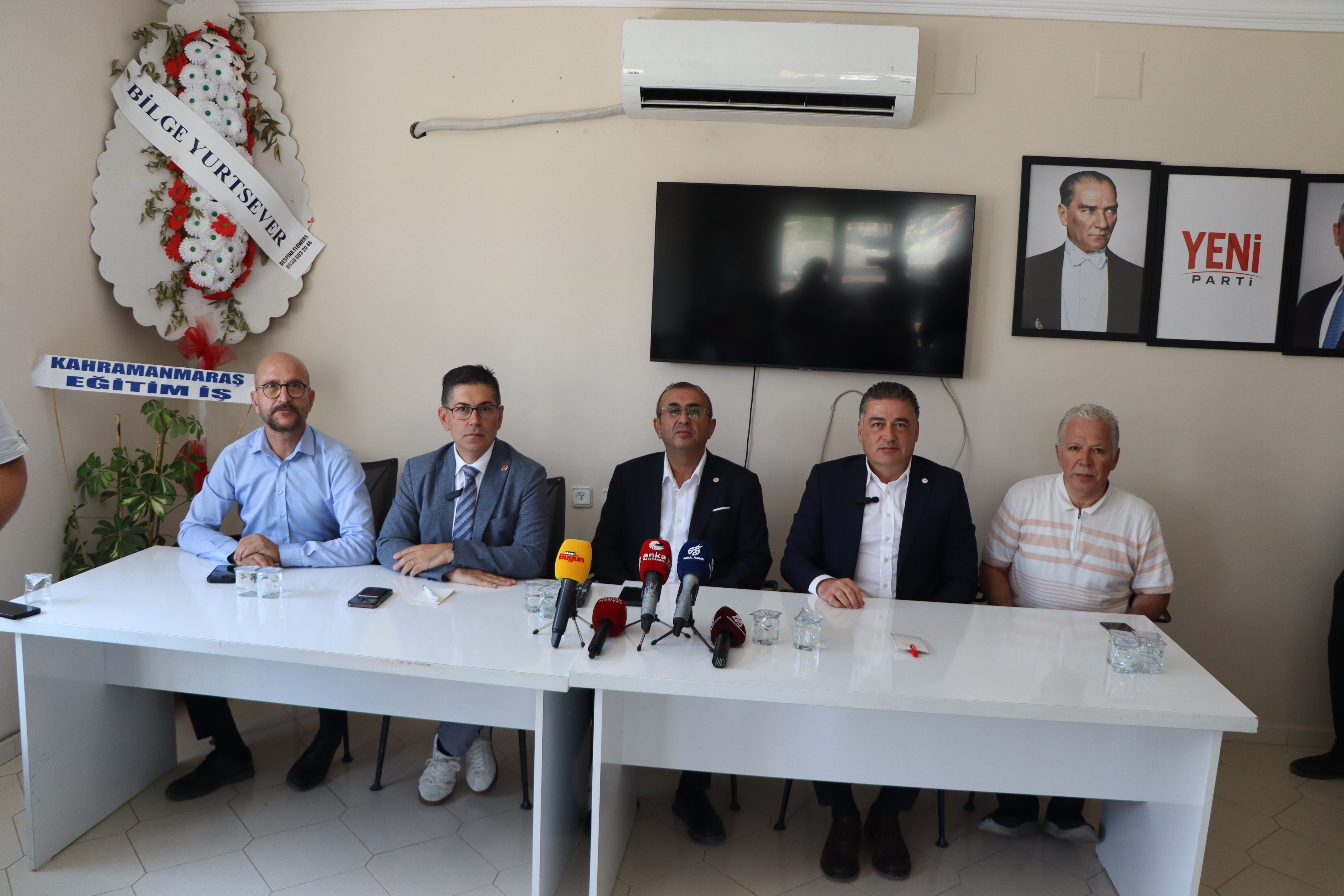 Yeni Parti Kahramanmaraş’ta yargı ve eğitim sistemini eleştirdi