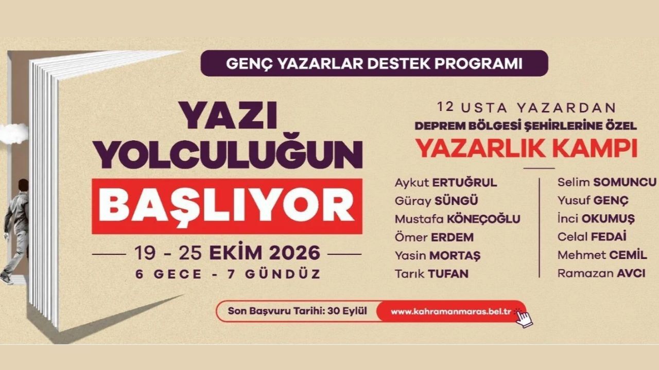 Büyükşehir, Deprem Bölgesindeki Genç Yazarları ‘Yazarlık Kampı’nda Buluşturuyor